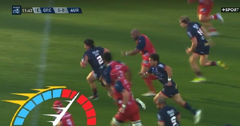 VIDEO. Pro D2. Barnabé Massa active la nitro et Grenoble roule sur Aurillac