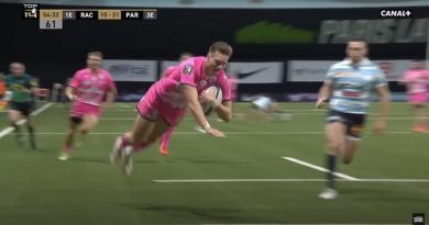 VIDÉO. TOP 14. Non mais vous avez vu cet essai totalement fou de Barré face au Racing ?