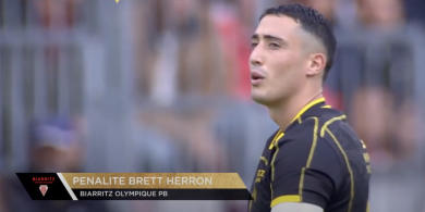 Video.  Top 14. Brett Heron and Pierce dropped Racing 92!