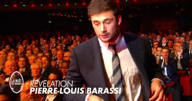 16e nuit du rugby - Pierre-Louis Barassi est élu révélation de l'année par ses pairs