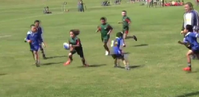 VIDÉO. La télévision s'empare du buzz de ce rugbyman néo-zélandais de 10 ans