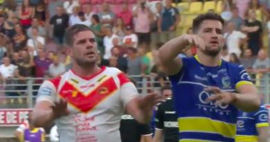 XIII - Après s'être battus sur le terrain, les Dragons Catalans et Warrington calment les supporters [Vidéo]