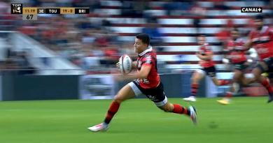 VIDEO. TOP 14. Gaël Dréan a enflammé la pelouse de Mayol pour un essai de 80m du RCT !