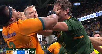 RUGBY. VIDEO. Eben Etzebeth a failli manger un Wallaby lors de cet énorme accrochage