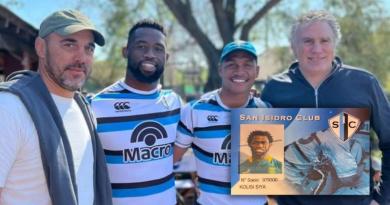 ESPRIT RUGBY. Siya Kolisi va en banlieue de Buenos Aires et fini “socio” d’un club de rugby