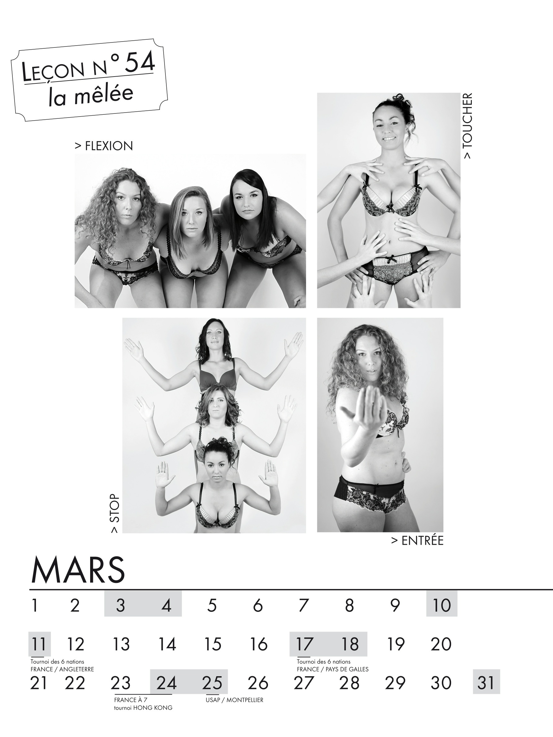 Les filles de l'USAP sortent un calendrier