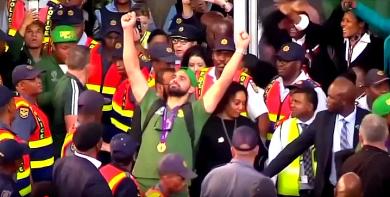 Les Springboks champions du monde accueillis en héros en Afrique du Sud [VIDÉO]