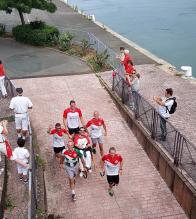 PHOTOS. Présent aux fêtes de Bayonne, Géronimo va reprendre du service le temps du derby face à Biarritz