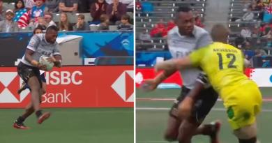 Los Angeles Sevens : la passe complètement dingue du Fidjien Mocenacagi ! [VIDÉO]