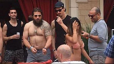PHOTO. Quand Martin Castrogiovanni part faire la fête à Las Vegas avec les joueurs du PSG