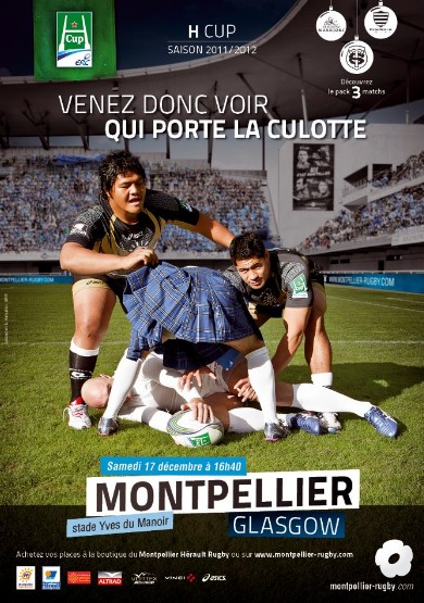 Montpellier va soulever le kilt des Ecossais