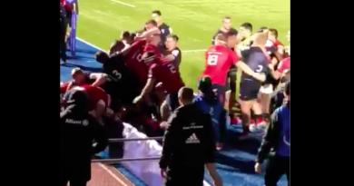 Munster et Saracens en viennent aux mains après une insulte sur Jamie George [Vidéo]