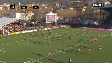 VIDÉO. Oyonnax - Stade Français. L'essai de Jimmy Yobo après la passe décisive... du poteau