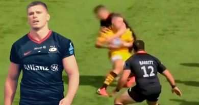 Premiership - Après cette tentative de décapitation, Owen Farrell n'échappe pas au rouge [VIDÉO]