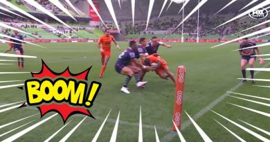 VIDEO. Super Rugby. Ramiro Moyano remporte un 1v3 impossible et marque