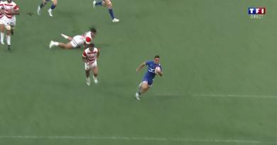 sport SUMMARY VIDEO.  Couilloud's superb suitcase saves France against Japan