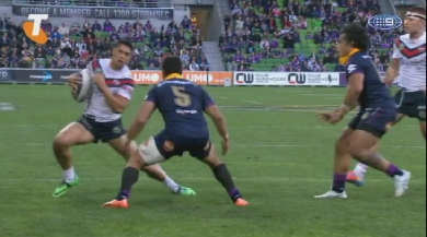 VIDEO. NRL - Roger Tuivasa-Sheck casse les chevilles de son vis-à-vis avec un magnifique tchik tchak