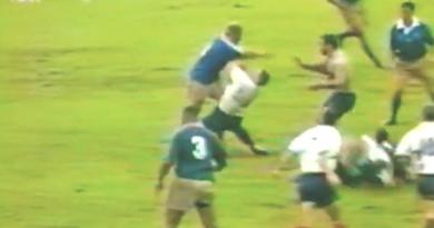 VIDÉO. RUGBY. En 1999, les plaquages hauts étaient d'un autre niveau