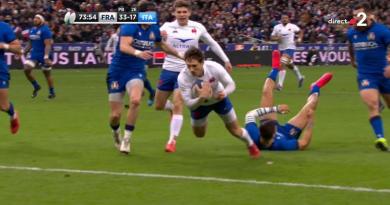 6 Nations - France/Italie. L'exploit en solo de Serin qui éblouit cette fin de match  [VIDÉO]