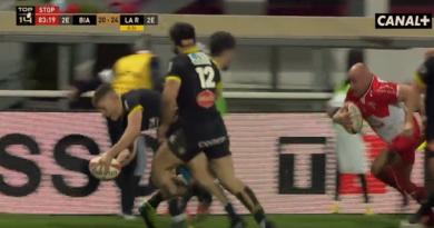 VIDÉO. Top 14. Une fin de match irrationnelle : Biarritz fait tomber La Rochelle et se relance dans la course au maintien