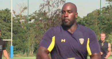 VIDÉO. Insolite : Teddy Riner devient rugbyman de l'ASM Clermont le temps d'un entraînement