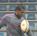 Dani Alves et Messi se mettent au Rugby