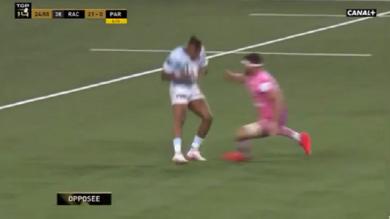 Top 14. Teddy Thomas humilie Marcos Kremer d'un petit pas de bachata [VIDÉO]