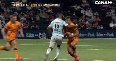 Top 14 - Racing 92. Kurtley Beale voit rouge après un plaquage à l'épaule [VIDEO]