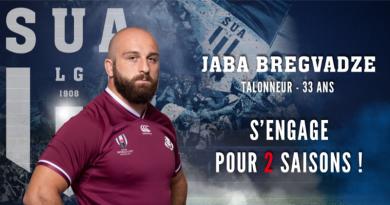 TRANSFERTS : l'ancien Toulousain Jaba Bregvadze arrive au SU Agen