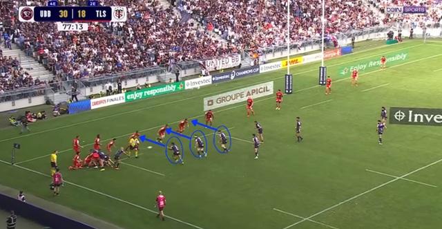 Décryptage. Comment la stratégie de jeu au pied de l’UBB a bousculé le Stade Toulousain ?