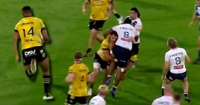 VIDEO. Ce passage de rugby viril va vous prouver qu'on sait plaquer en Super Rugby !