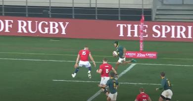 VIDÉO. Cheslin Kolbe est de retour avec un essai qui fait mal aux Lions