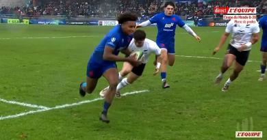 VIDEO. Coupe du monde. Les avants bleus enfoncent les Baby Blacks, les 3/4 se régalent !