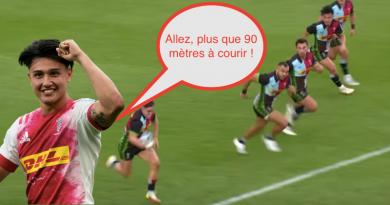 VIDEO. 100m remontés en 18 secondes : les Harlequins nous gratifient de LA contre-attaque parfaite