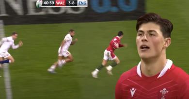 VIDEO. 6 NATIONS. Qui aurait pu rattraper la fusée galloise Louis Rees-Zammit sur cette interception ?