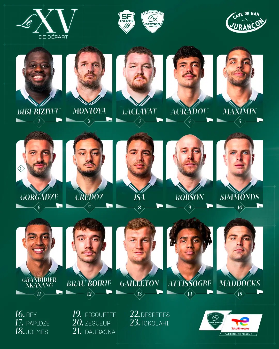 Crédit : Section Paloise