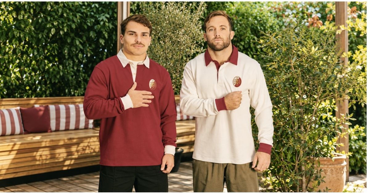 Dupont et Graou, aujourd'hui joueurs majeurs du Stade Toulousain, portent fièrement ce polo.