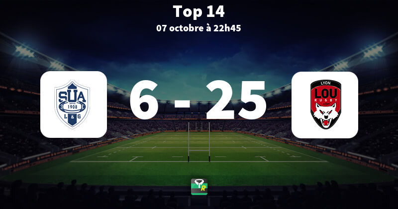 Match su agen - lou rugby, le 2017-10-07
