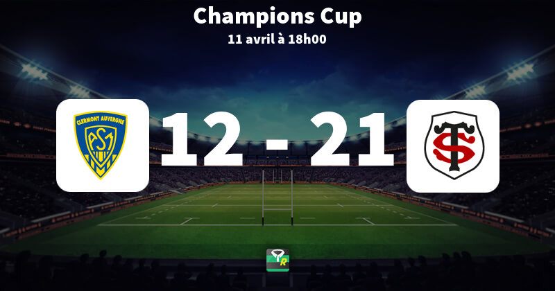 Match asm clermont auvergne - stade toulousain, le 2021-04-11